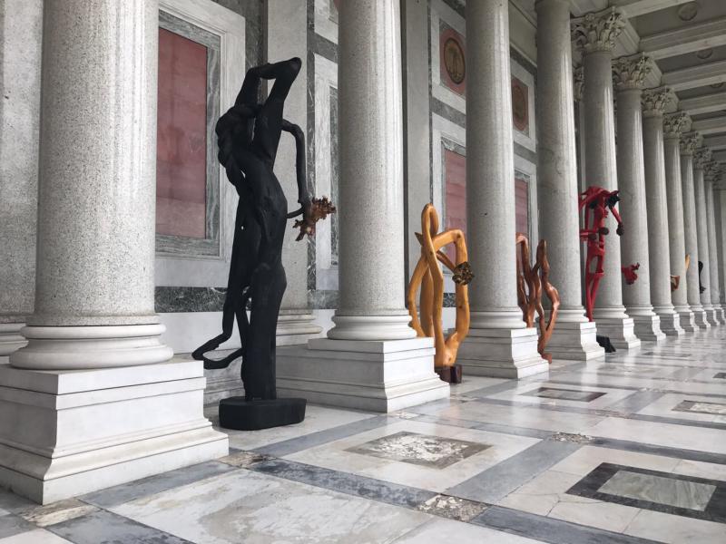 Bia Doria expõe obras em Roma